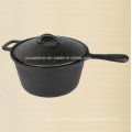 2.5qt Preseasoned hierro fundido acampar Stockpot Precio China Factory